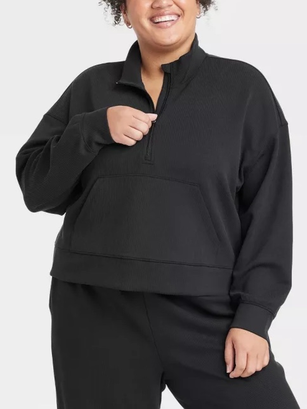 All In Motion - Women's Active Comfort 1/2 Zip Pullover Sweatshirt Size XXL